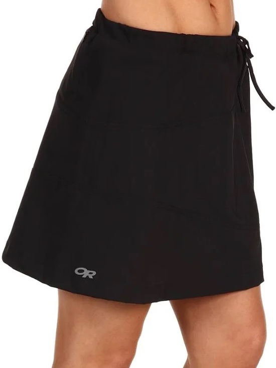 Outdoor Research Pants - OUTDOOR RESEARCH Expressa Skort Womens 8 Black Athletic Preppy Lined Gorpcore